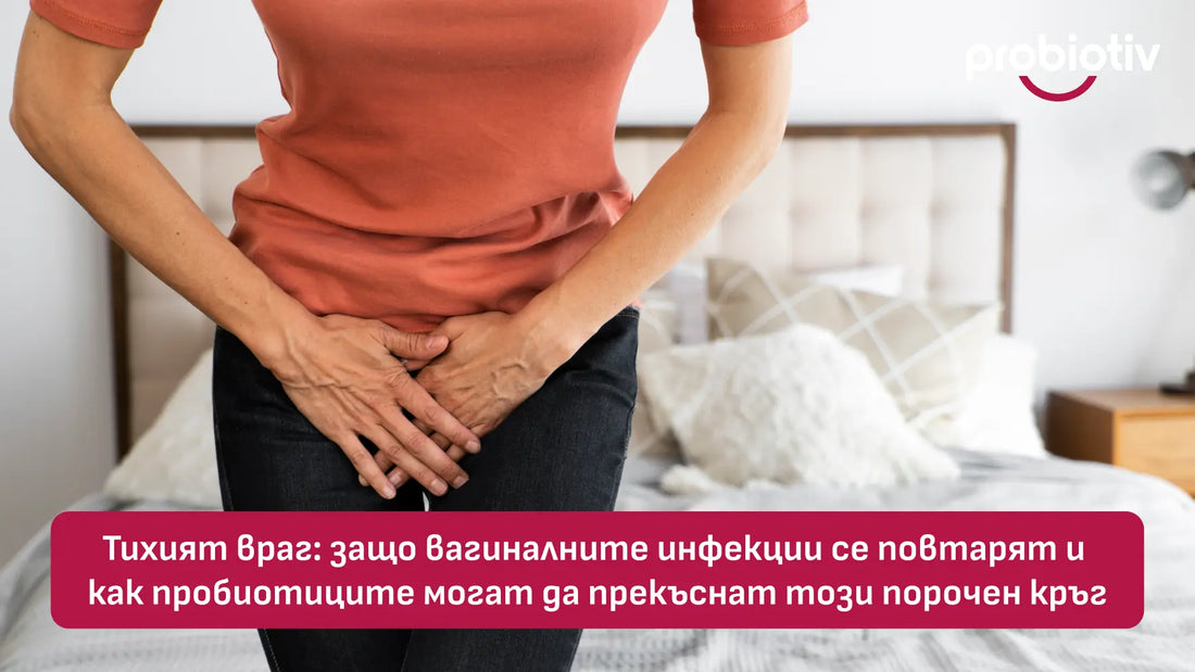 Тихият враг: защо вагиналните инфекции се повтарят и как пробиотиците могат да прекъснат този порочен кръг.